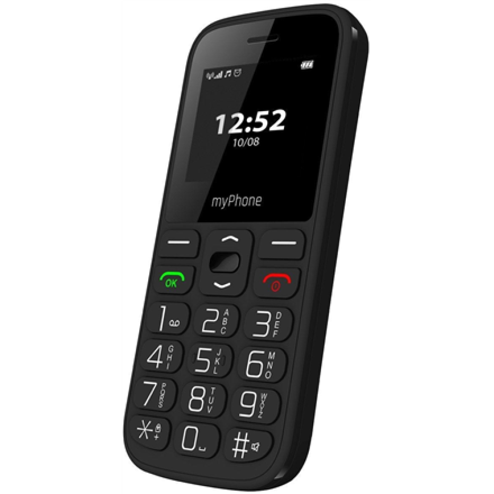 myPhone Halo A , Black , 1.77 , TFT , 32 MB , 32 MB , Dual SIM , Main camera resolution 0.3 MP , 800 mAh