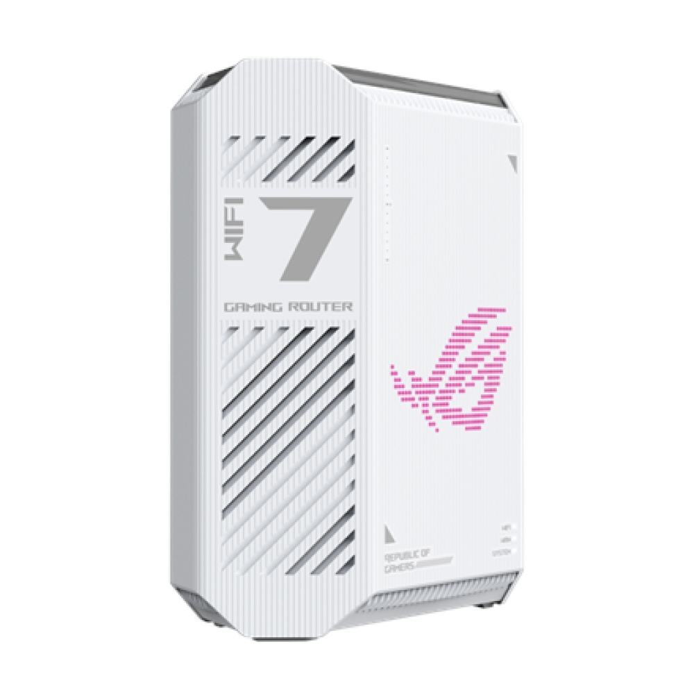 Asus , ROG Strix GS-BE7200 , WiFi 7 Dual Band Gaming Router , 802.11ax , 1376+5764 Mbit/s , Ethernet LAN (RJ-45) ports 4 , Mesh Support Yes , MU-MiMO Yes , Antenna type Internal , No mobile broadband