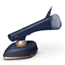 Philips Steam Iron with Soft Board , OneTurn GC215/20 , Steam Iron , 1800 W , Water tank capacity 200+300 ml , Continuous steam 45 g/min , Steam boost performance 90 g/min , Blue