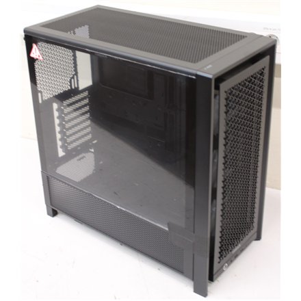 SALE OUT. Corsair Frame 4000D RS ARGB Modular Mid-Tower PC Case , Corsair PC Case , Frame 4000D RS ARGB Modular , Mid-Tower , Black , DAMAGED PACKAGING, DENTED BACKSIDE (NEAR SCREW)
