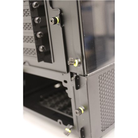 SALE OUT. Corsair Frame 4000D RS ARGB Modular Mid-Tower PC Case , Corsair PC Case , Frame 4000D RS ARGB Modular , Mid-Tower , Black , DAMAGED PACKAGING, DENTED BACKSIDE (NEAR SCREW)