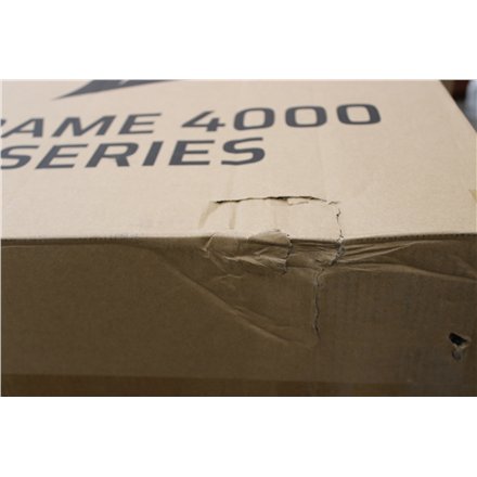 SALE OUT. Corsair Frame 4000D RS ARGB Modular Mid-Tower PC Case , Corsair PC Case , Frame 4000D RS ARGB Modular , Mid-Tower , Black , DAMAGED PACKAGING, DENTED BACKSIDE (NEAR SCREW)