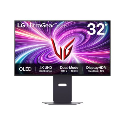 LG , 32GS95UV-B , 32 , OLED , 16:9 , 240 Hz , 0.03 ms , 3840 x 2160 pixels , 275 cd/m² , HDMI ports quantity 2