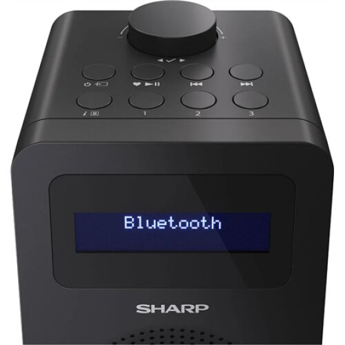 Sharp DR-430(BK) Digital Radio, FM/DAB/DAB+, Bluetooth 5.0, Midnight Black , Sharp , Digital Radio , DR-430(BK) , Bluetooth , Midnight Black