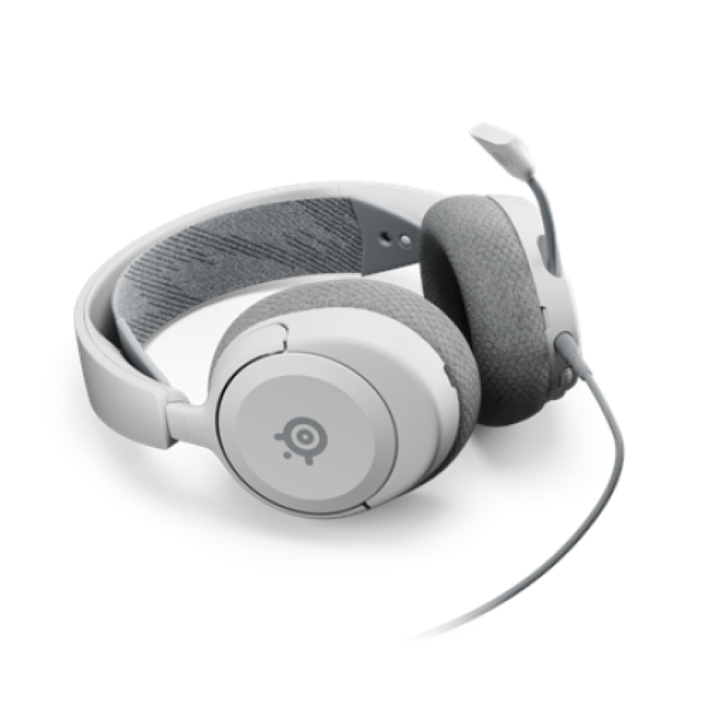 SteelSeries Gaming Headset Arctis Nova 1P Over-Ear, Built-in microphone, White, Noise canceling