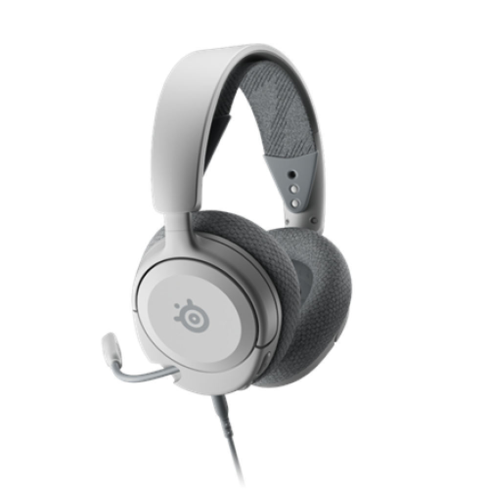 SteelSeries Gaming Headset Arctis Nova 1P Over-Ear, Built-in microphone, White, Noise canceling