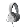 SteelSeries Gaming Headset Arctis Nova 1P Over-Ear, Built-in microphone, White, Noise canceling