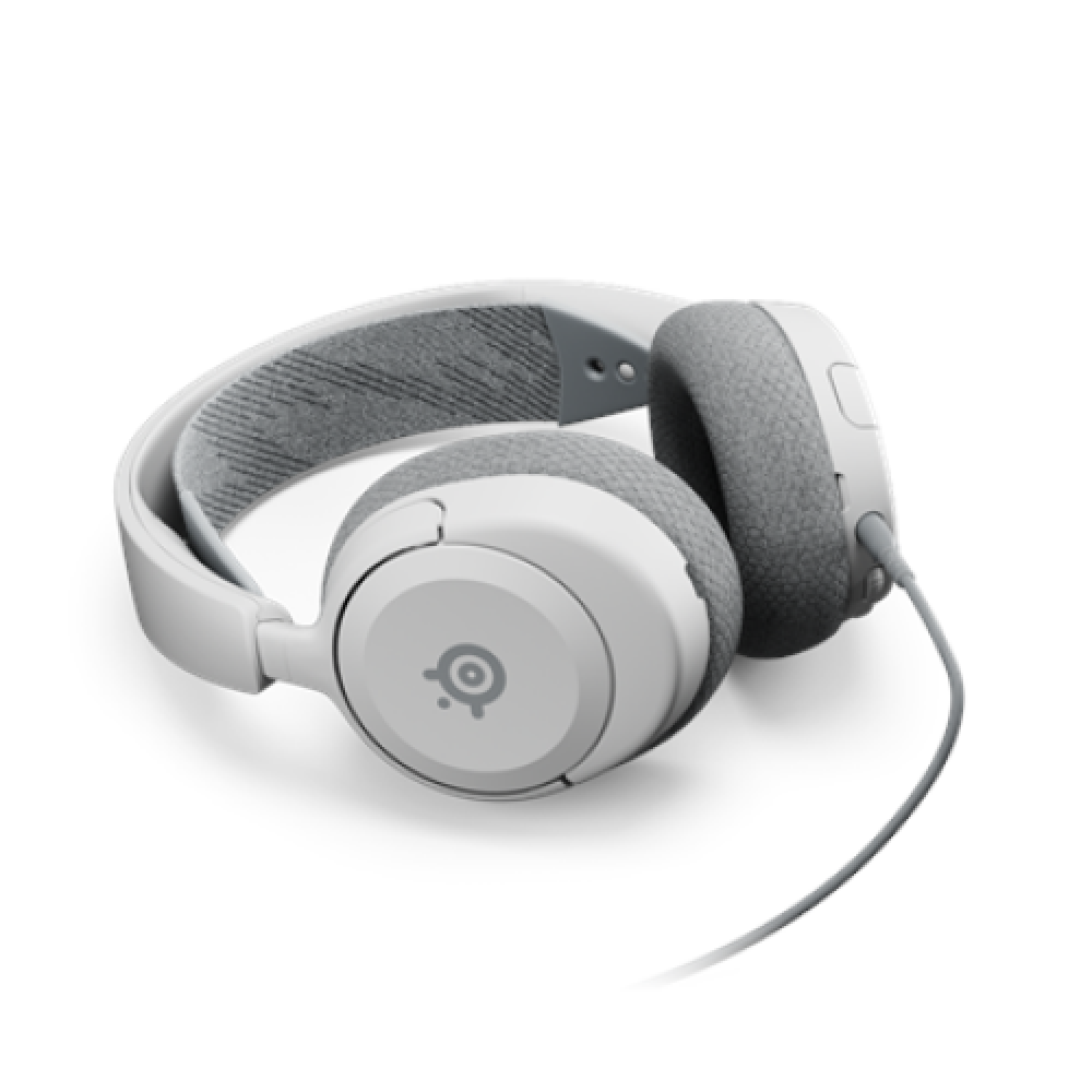 SteelSeries Gaming Headset Arctis Nova 1P Over-Ear, Built-in microphone, White, Noise canceling