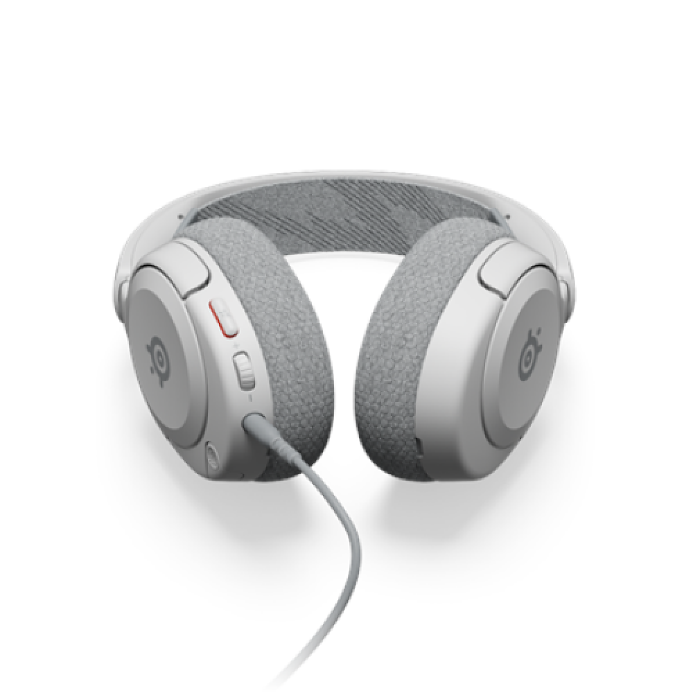 SteelSeries Gaming Headset Arctis Nova 1P Over-Ear, Built-in microphone, White, Noise canceling