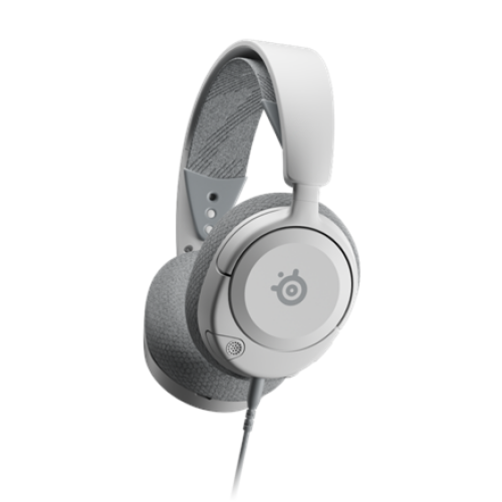 SteelSeries Gaming Headset Arctis Nova 1P Over-Ear, Built-in microphone, White, Noise canceling
