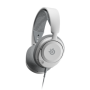 SteelSeries Gaming Headset Arctis Nova 1P Over-Ear, Built-in microphone, White, Noise canceling