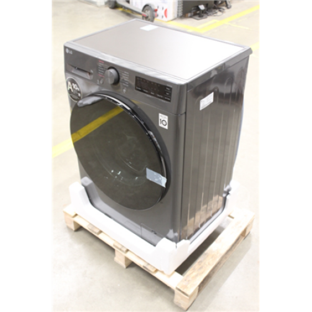 SALE OUT. LG F2WR508S2M Washing machine, A-10%, Front loading, Washing capacity 8 kg, Depth 47.5 cm, 1200 RPM, Middle Black REFURBISHED, DENTS ON SIDE, SCRATCHED , Washing Machine , F2WR508S2M , Energy efficiency class A-10% , Front loading , Washing capa