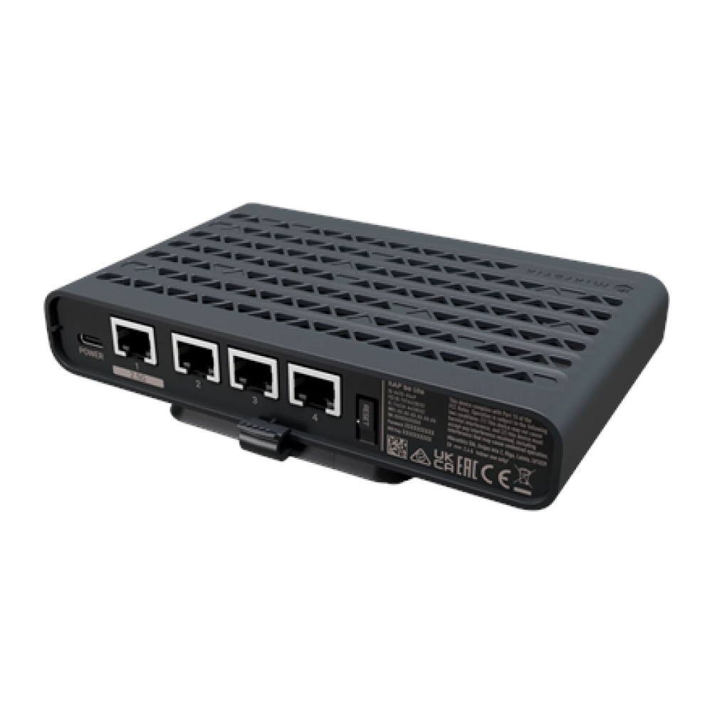 MikroTik hAP be lite , 802.11ax , 10/100/1000 Mbit/s , Ethernet LAN (RJ-45) ports 3 , Mesh Support No , MU-MiMO No , No mobile broadband , 1
