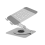 Raidsonic Laptop stands IB-NH300-R , Ergonomic positioning, Rotatable design , 17 , Silver