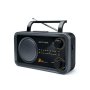 Muse , 2-bands portable radio , M-06DS , AUX in , Grey