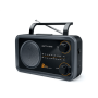 Muse , 2-bands portable radio , M-06DS , AUX in , Grey