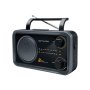 Muse , 2-bands portable radio , M-06DS , AUX in , Grey