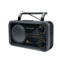 Muse , 2-bands portable radio , M-06DS , AUX in , Grey