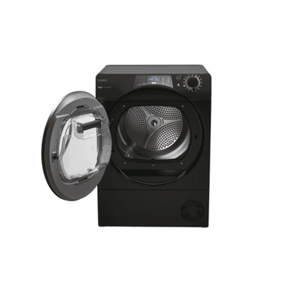 Candy Dryer Machine , RPEH9A2TBCEBX-S , Energy efficiency class A++ , Front loading , 9 kg , Big Digital , Depth 61.1 cm , Black
