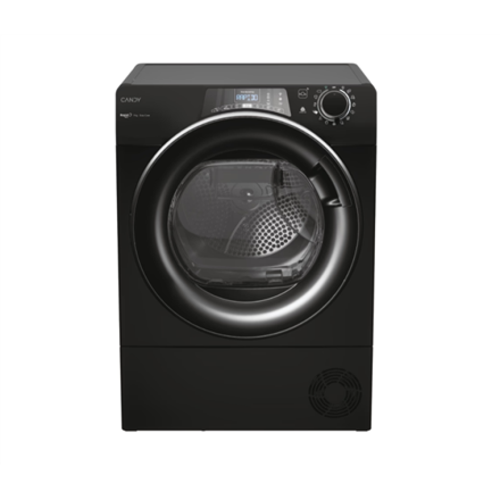 Candy Dryer Machine , RPEH9A2TBCEBX-S , Energy efficiency class A++ , Front loading , 9 kg , Big Digital , Depth 61.1 cm , Black