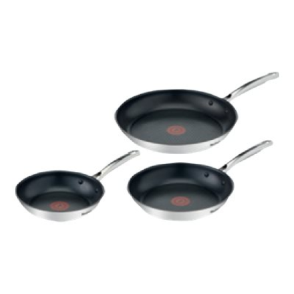 TEFAL , Pan set, 3-pieces , Duetto+ , Frying , Diameter 20/24/28 cm , Suitable for induction hob , Fixed handle