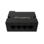 Lanberg Switch PoE Extender 1xIn 3xOut Fast Ethernet Din Rail at 30W metal clips , DIN-FE4-AT-30W