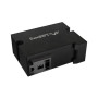 Lanberg , Switch PoE Extender 1xIn 3xOut Fast Ethernet Din Rail at 30W metal clips , DIN-FE4-AT-30W