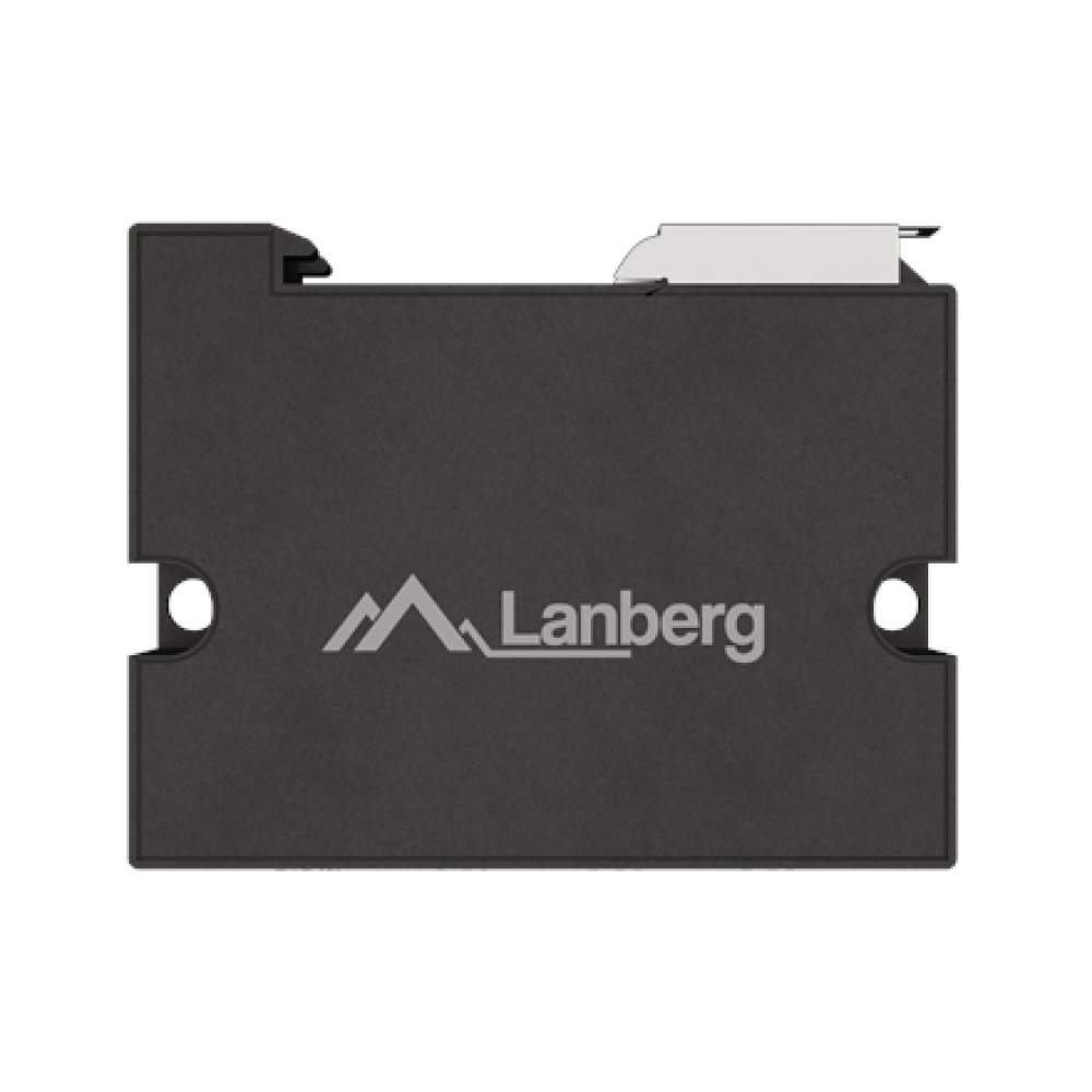 Lanberg Switch PoE Extender 1xIn 3xOut Fast Ethernet Din Rail at 30W metal clips , DIN-FE4-AT-30W