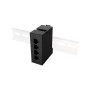 Lanberg , Switch PoE Extender 1xIn 3xOut Fast Ethernet Din Rail at 30W metal clips , DIN-FE4-AT-30W