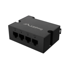 Lanberg Switch PoE Extender 1xIn 3xOut Fast Ethernet Din Rail at 30W metal clips , DIN-FE4-AT-30W