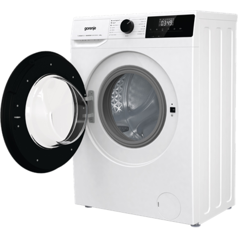 Gorenje , Washing Machine , W11NHPI84AS , Energy efficiency class A , Front loading , Washing capacity 8 kg , 1400 RPM , Depth 54 cm , Width 60 cm , Display , LED , Steam function , White