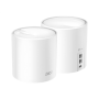 AX1500 Whole Home Mesh Wi-Fi 6 System , Deco X10 (2-pack) , 802.11ax , 10/100/1000 Mbit/s , Ethernet LAN (RJ-45) ports 1 , Mesh Support Yes , MU-MiMO Yes , No mobile broadband , Antenna type Internal