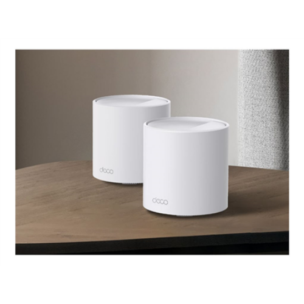 AX1500 Whole Home Mesh Wi-Fi 6 System , Deco X10 (2-pack) , 802.11ax , 10/100/1000 Mbit/s , Ethernet LAN (RJ-45) ports 1 , Mesh Support Yes , MU-MiMO Yes , No mobile broadband , Antenna type Internal
