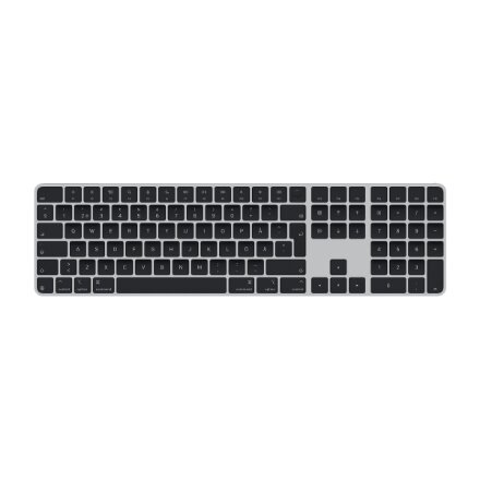 Apple Magic Keyboard with Touch ID and Numeric Keypad , MXK83S/A , Standard , Wireless , Bluetooth , Swedish