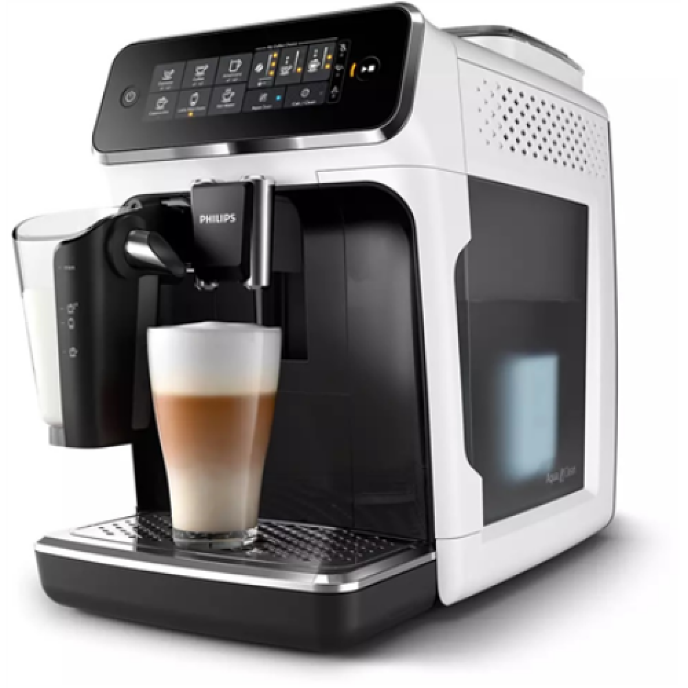 Philips Coffee maker Series 3200 EP3243/50 Pump pressure 15 bar Built-in milk frother Fully automatic 1500 W Black/White