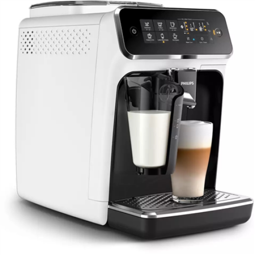Philips Coffee maker Series 3200 EP3243/50 Pump pressure 15 bar Built-in milk frother Fully automatic 1500 W Black/White