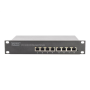 Digitus , 8-port Gigabit Ethernet PoE switch , DN-95317 , Unmanaged , Rackmountable , Power supply type Internal