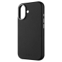 Fixed MagLeather , Back cover , Apple , iPhone 17 , Leather , Black