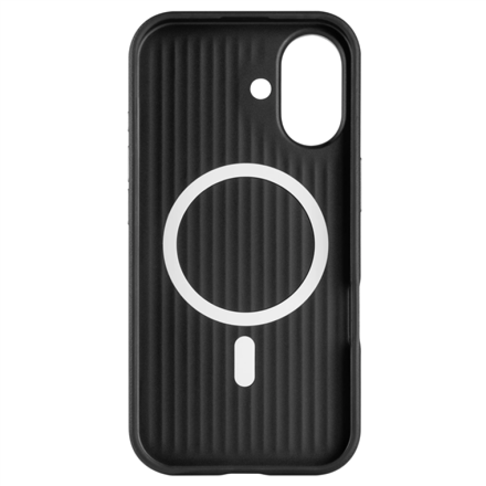 Fixed MagLeather , Back cover , Apple , iPhone 17 , Leather , Black