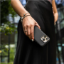 Fixed MagLeather , Back cover , Apple , iPhone 17 , Leather , Black