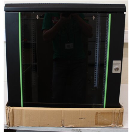 SALE OUT. Digitus 12U Wall Mounting Cabinet, Unique Series - 600x600 mm, Black , SALE OUT. , Digitus , Wall Mounting Cabinet Unique Series , DN-19 12U-6/6-SW , 60 x 60 cm , Black , DAMAGED PACKAGING, DEMO