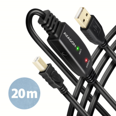 AXAGON USB Repeater Cable, 20 m , ADR-220B , USB Type A to USB Type B