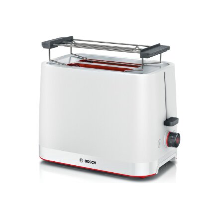 Bosch Compact Toaster , TAT3M121 MyMoment , Number of slots 2 , Housing material Plastic , White