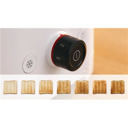 Bosch Compact Toaster , TAT3M121 MyMoment , Number of slots 2 , Housing material Plastic , White