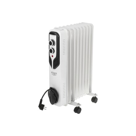 Adler , Oil-Filled Radiator , AD 7816 , Oil Filled Radiator , 2000 W , Number of power levels 3 , White