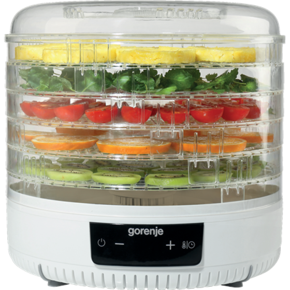 Gorenje , Food Dryer , FDK500GCW , Power 380 W , Number of trays 5 , Integrated timer , White