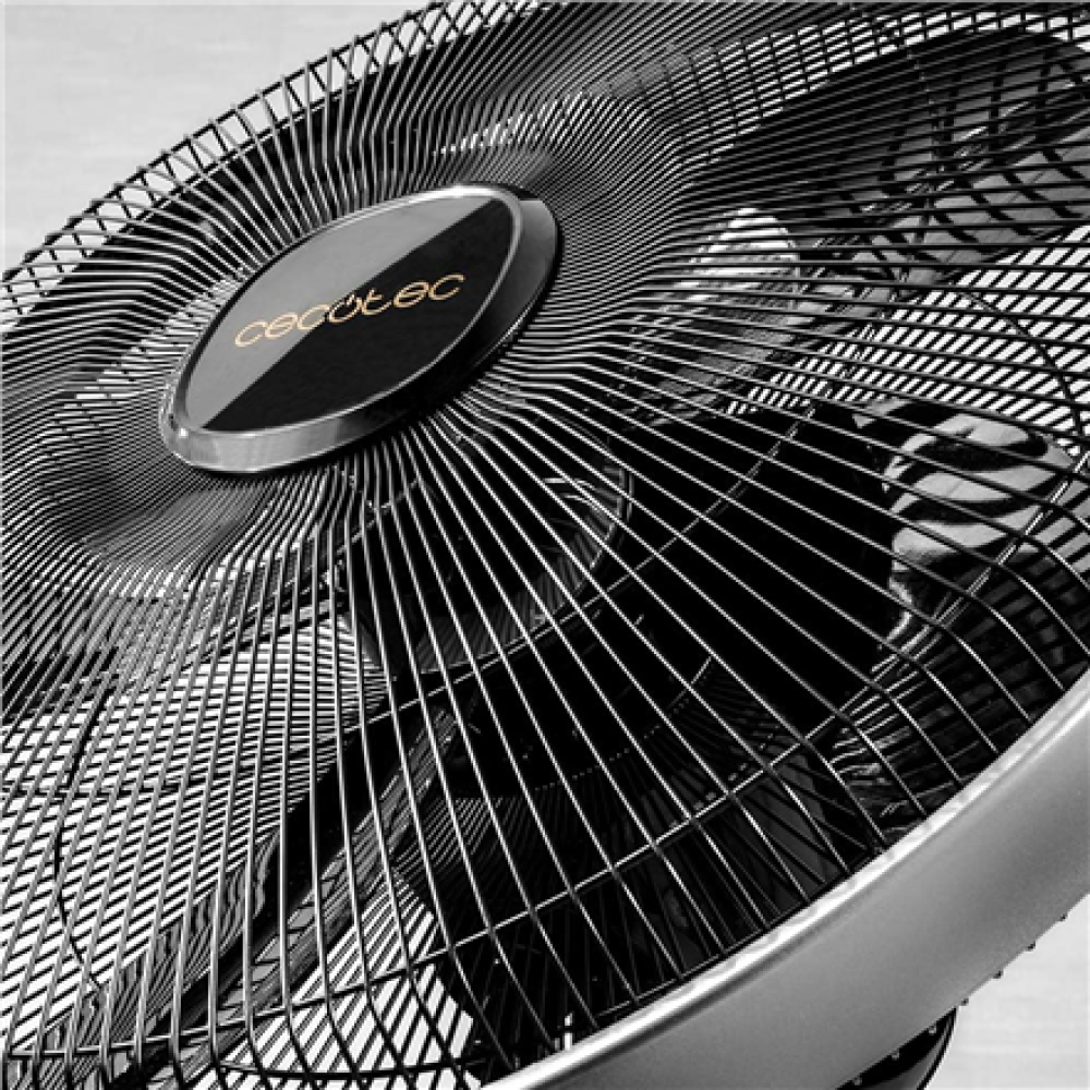 Cecotec EnergySilence 1020 ExtremeConnected , Pedestal Fan , Stand Fan , 60 W , Diameter 40 cm , Number of speeds 6 , Oscillation , Timer , Remote control , Black