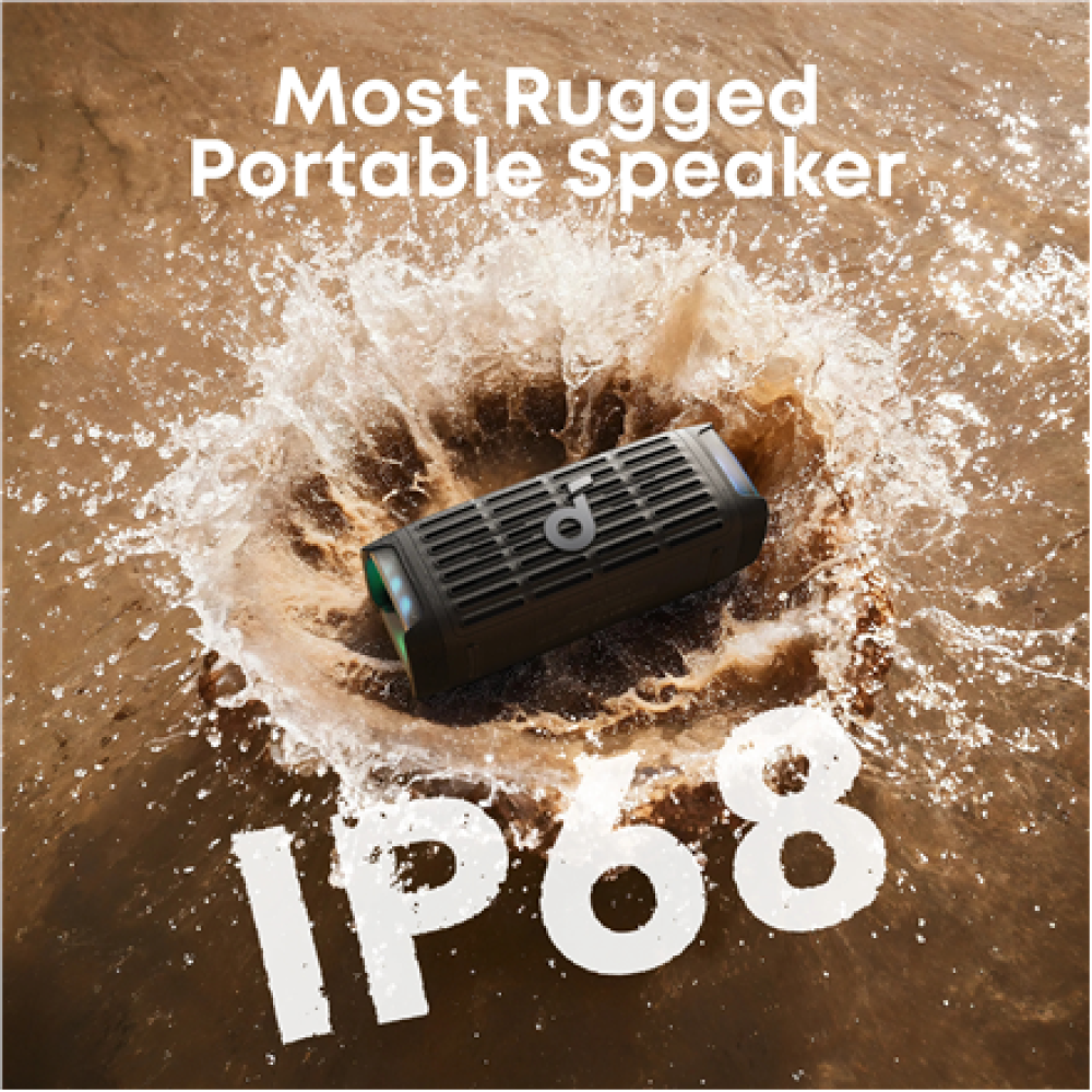 Anker Soundcore Speaker , Boom 3i , 50 W , Waterproof , Bluetooth , Black , Portable , Wireless connection