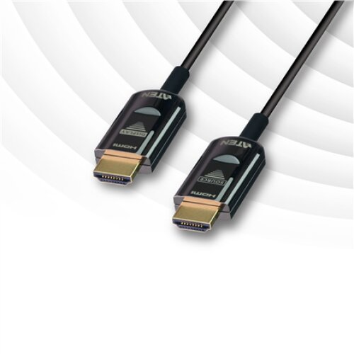 Aten VE781030 30M True 4K HDMI Active Optical Cable, True 4K@30m , Aten , True 4K HDMI Active Optical Cable , VE781030 , HDMI Type-A Male , HDMI Type-A Male , HDMI to HDMI , 30 m