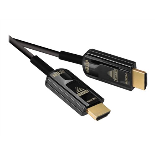Aten VE781030 30M True 4K HDMI Active Optical Cable, True 4K@30m , Aten , True 4K HDMI Active Optical Cable , VE781030 , HDMI Type-A Male , HDMI Type-A Male , HDMI to HDMI , 30 m